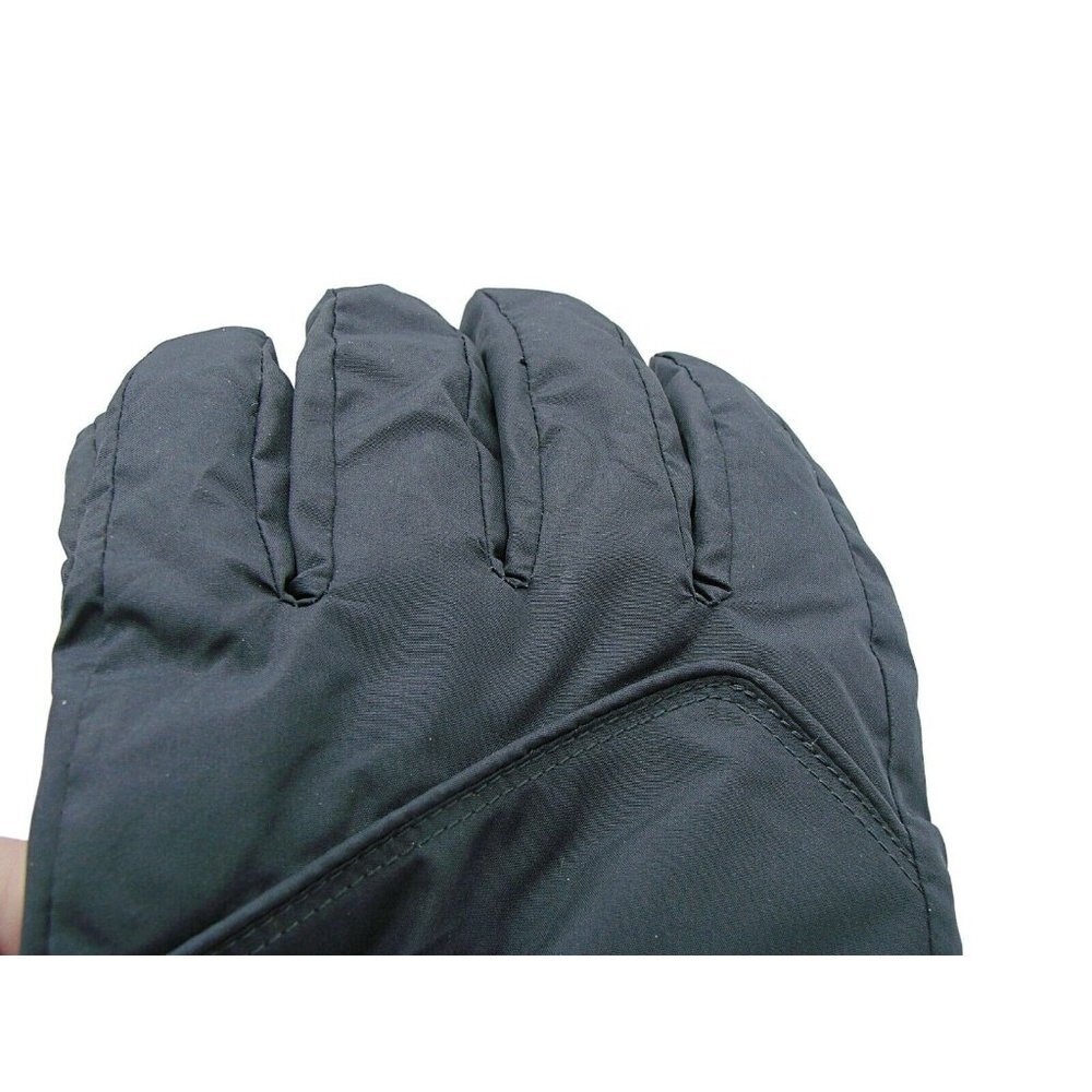 Isotoner Womens L-XL Black Polyester Gloves Fleece Lined Elastic Wrist Sports - Picture 8 of 9